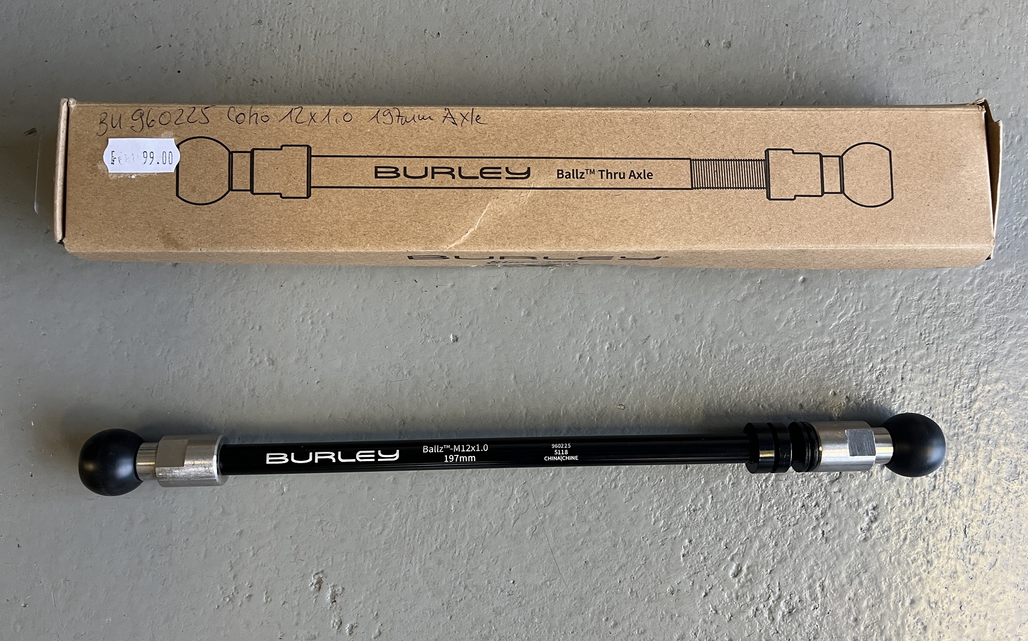 Burley Coho Steckachse 12x1.0 197mm