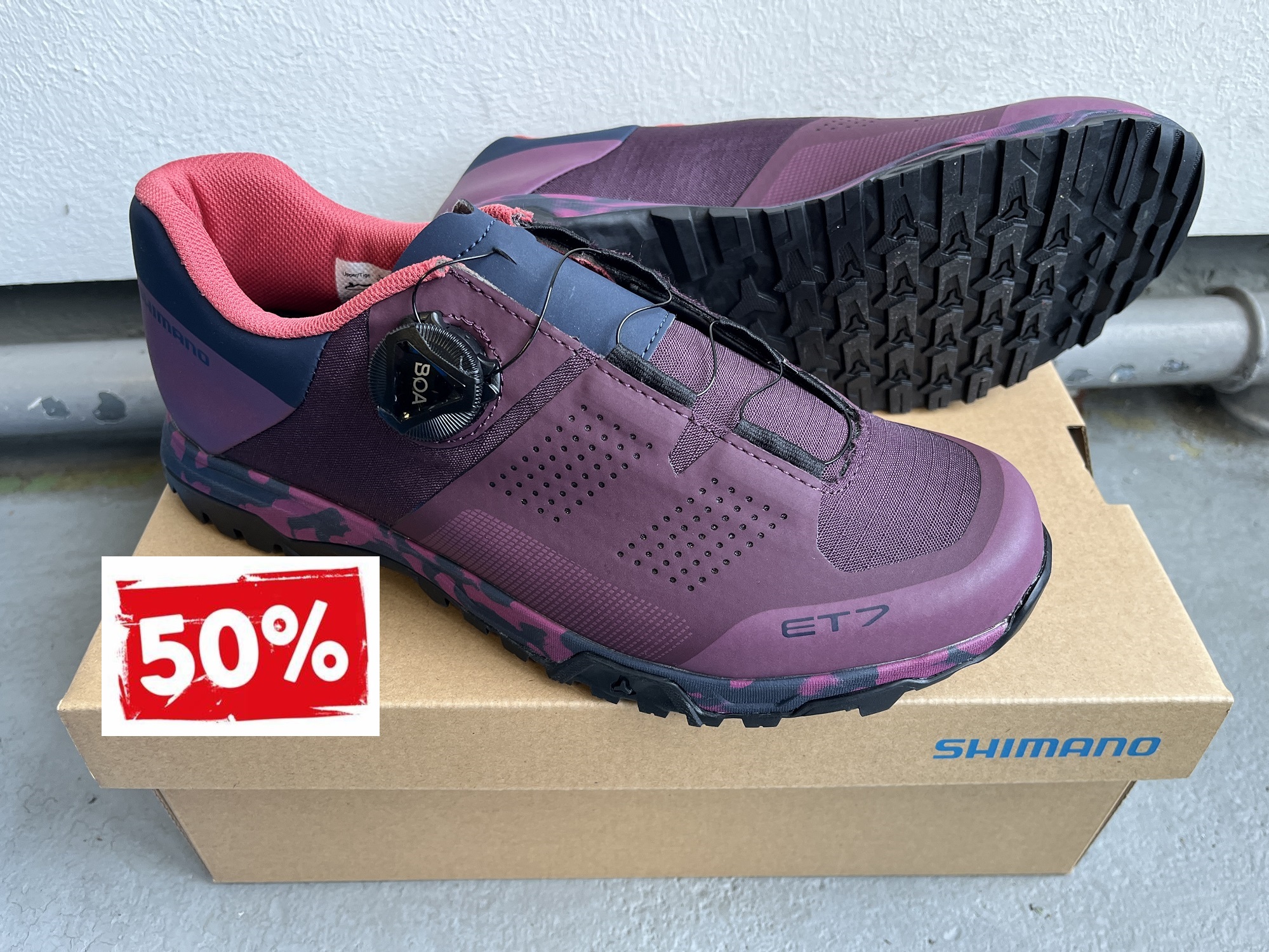 Flat Veloschuhe Shimano ET7 woman